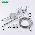 Anti-Rush Double Handle Bath Shower Faucet